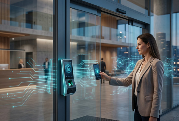 Controle de acesso inteligente com tecnologia proprietária